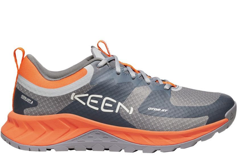KEEN Men's Versacore Waterproof Hiking Shoe | Steel Grey Scarlet Ibis