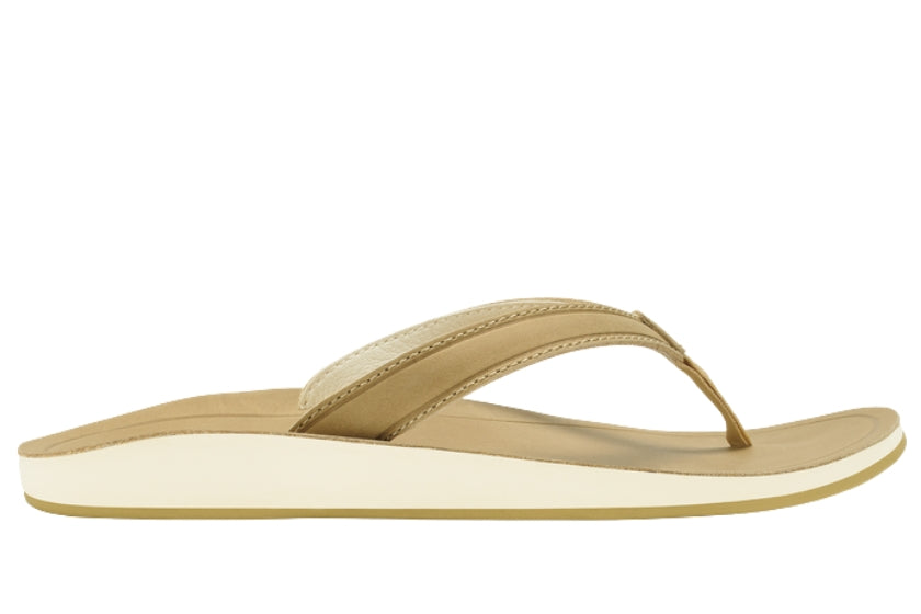 OluKai Women's Southshore Waterproof Leather Sandal | Toasted Coconut