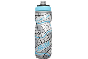 Camelbak Podium Chill 600ml Insulated Water Bottle Drink Bottle Grid White / 600ml