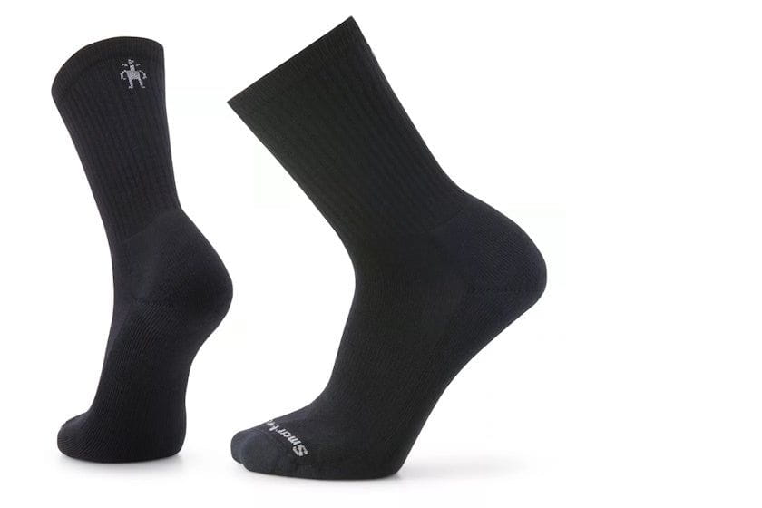 Smartwool Everyday Solid Rib Crew Socks | Black