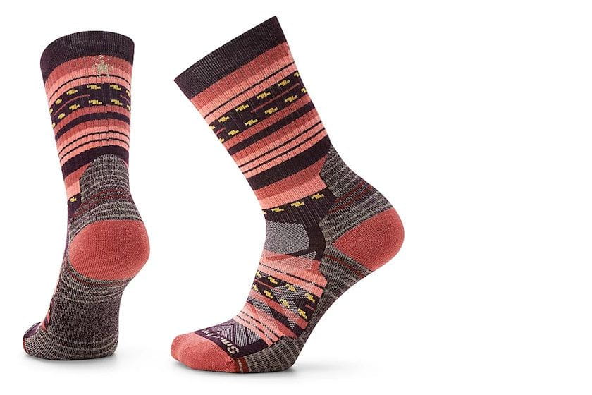 Smartwool Women's Hike Light Cushion Margarita Crew Socks | Bordeaux