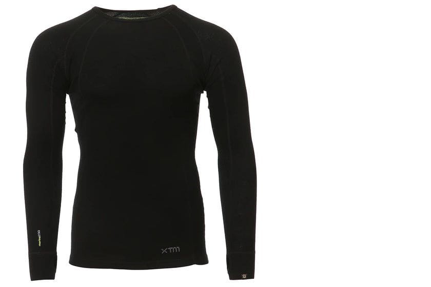 XTM Men's Merino 230 Wool Long Sleeve Thermal Top | Black