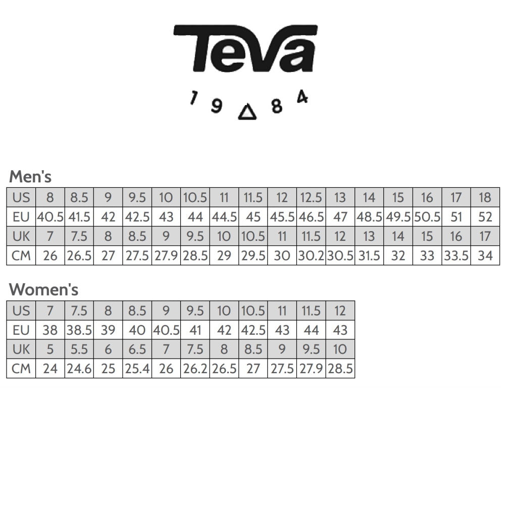 Teva_Footwear_Men_and_Women_Size_Chart