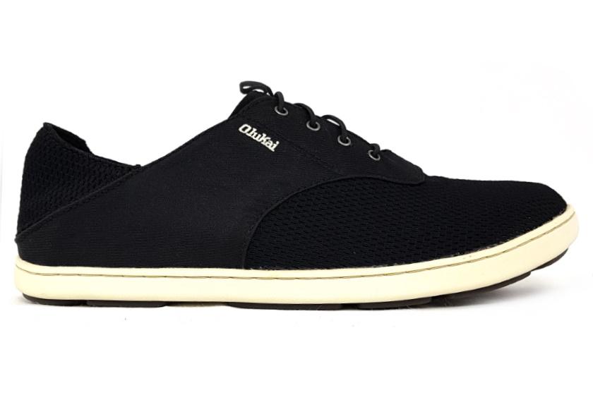 Olukai Men's Nohea Moku Slip-On Shoes Slip- On Onyx Onyx
