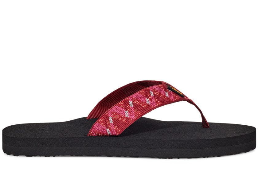 Teva Women's Mush II Flip Sandal Intersections Red / US7 | EU38 | UK5 | 24CM