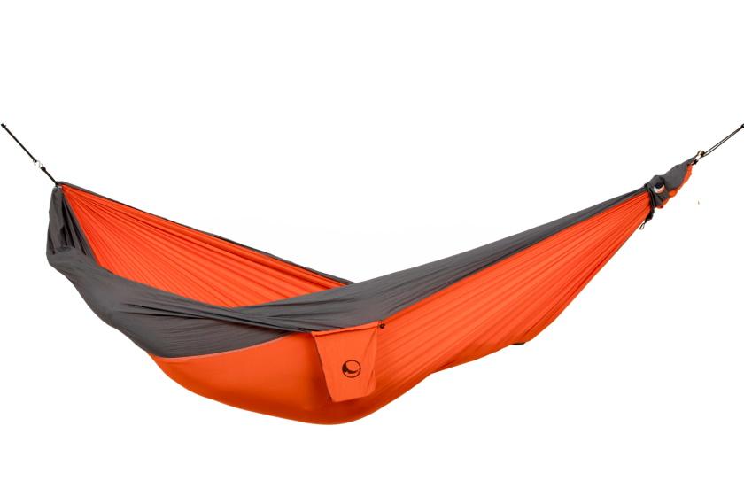 Ticket to the Moon Original Travel Hammock |  Orange Dark Grey