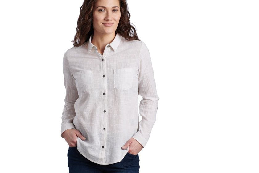 KÜHL Women&#39;s Adele Long Sleeve Shirt | Natural