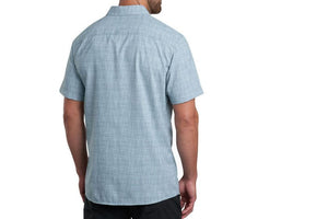 KÜHL Men's Persuadr Short Sleeve Button-Up Shirt | Aqua Haze