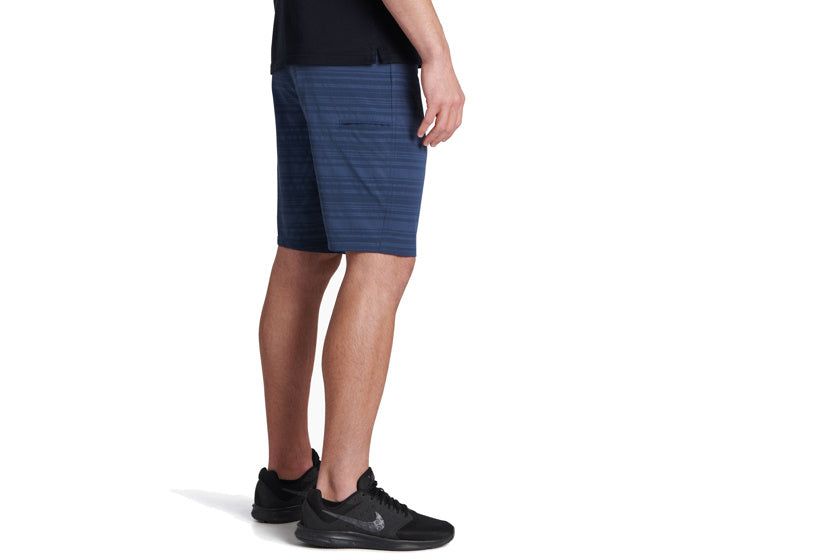 KÜHL Men's Upriser Short | Stripe Pirate Blue