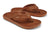 OluKai Men's Pili Waterproof Leather Sandal | Fox