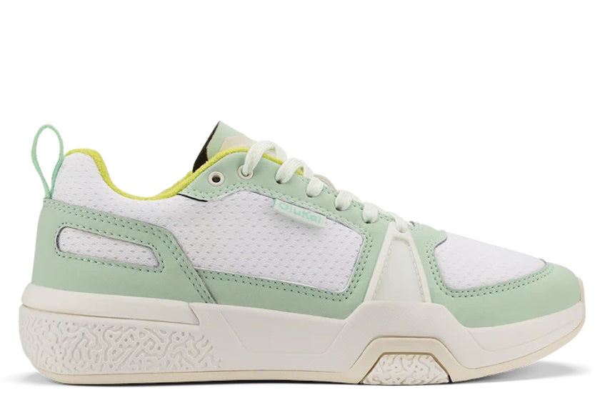 OluKai Women&#39;s ‘Anau Pickleball Shoes | Bright White Pale Mint