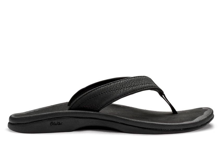 OluKai Women's ‘Ohana Flip Flops | Black