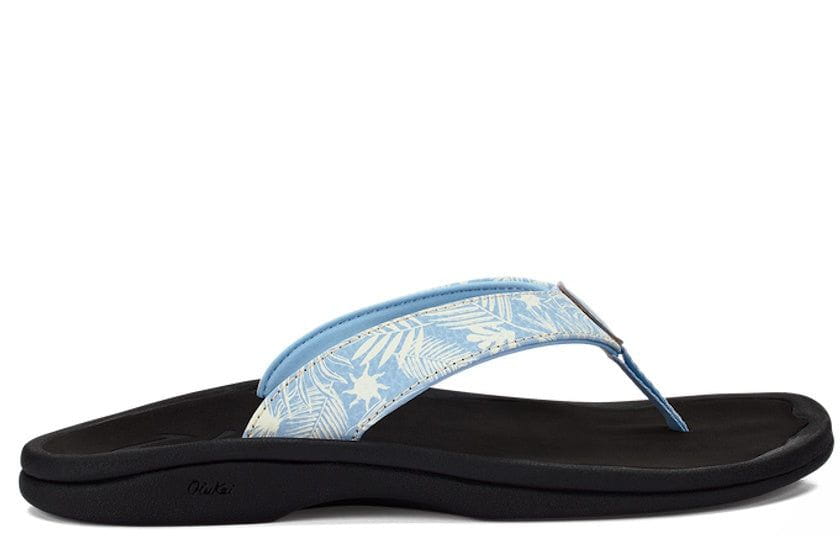 OluKai Women's ‘Ohana Flip Flops | Pale Blue Black