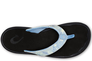 OluKai Women's ‘Ohana Flip Flops | Pale Blue Black