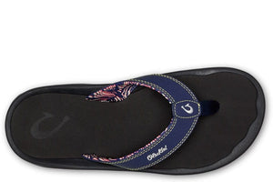 OluKai Men's Ohana Flip Flop Sandal | Navy Onyx