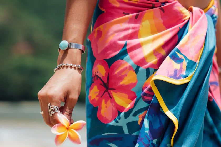 Rumpl Everywhere Towel Travel Set Towels | Blue Hawaii