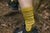 Smartwool Hike Light Cushion Mountain Range Pattern Crew Socks  | Honey Gold