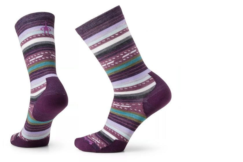 Smartwool Everyday Margarita Crew Socks | Purple Iris