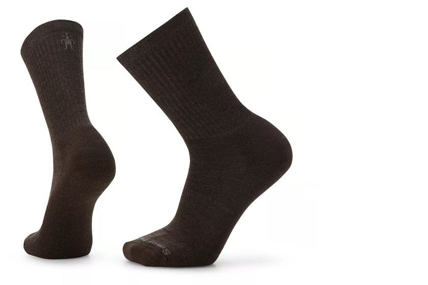 Smartwool Everyday Solid Rib Crew Socks | Chestnut