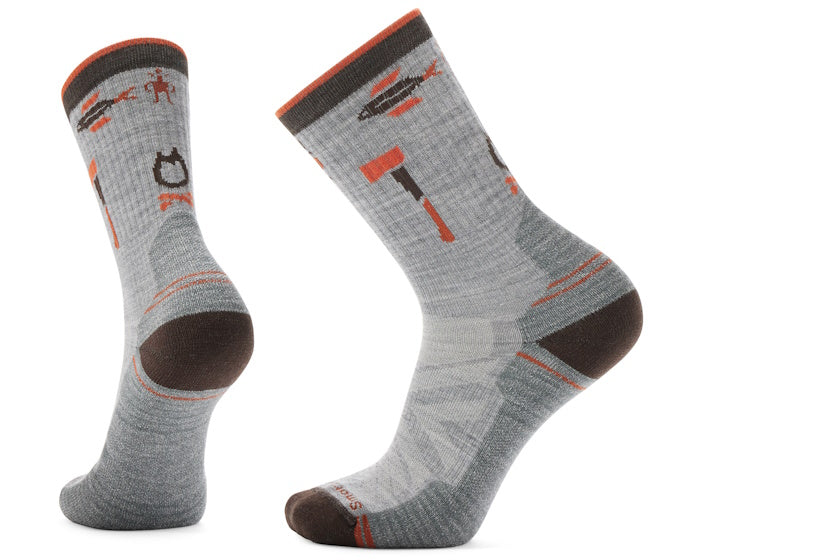 Smartwool Hike Light Cushion Camp Gear Crew Socks | Light Grey