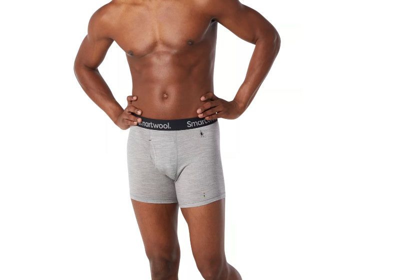 Smartwool Men's Merino Boxer Brief | Light Grey Heather