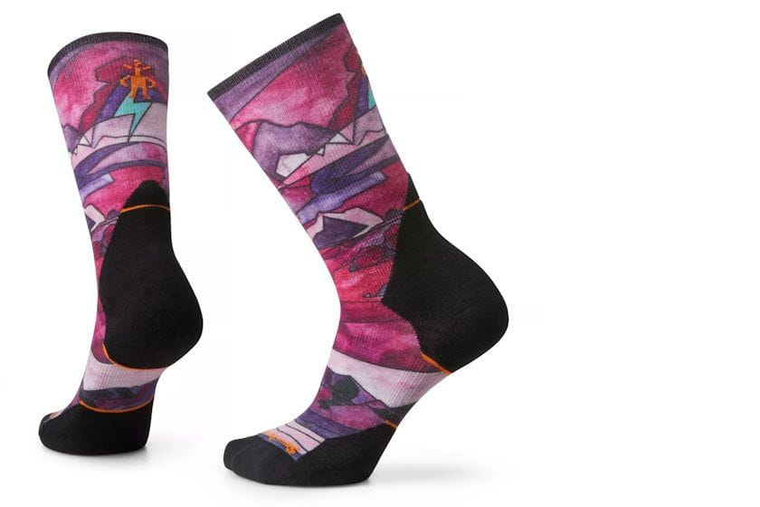 Smartwool Women's Athlete Edition Run Print Crew Socks