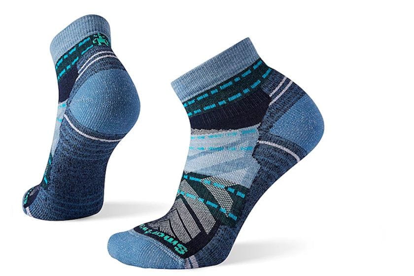 Smartwool Women's Hike Light Cushion Margarita Ankle Socks | Mist Blue