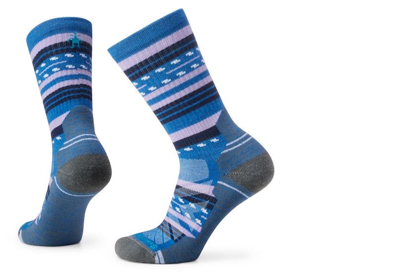 Smartwool Women's Light Cushion Margarita Crew Hiking Sock | Laguna Blue