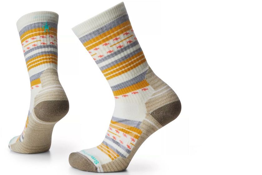 Smartwool Women's Hike Light Cushion Margarita Crew Socks | Margarita Natural