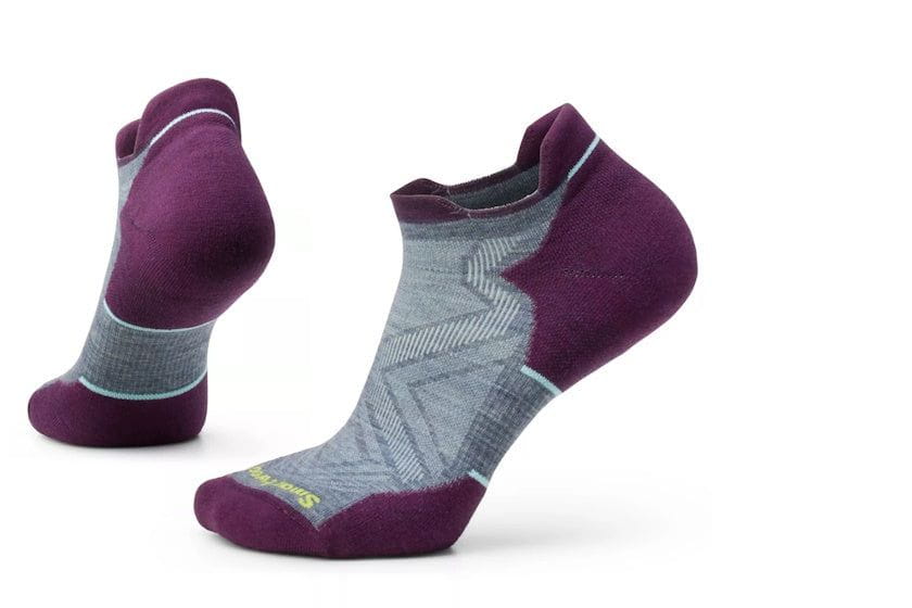 Smartwool Women&#39;s Run Targeted Cushion Low Ankle Socks | Pewter Blue