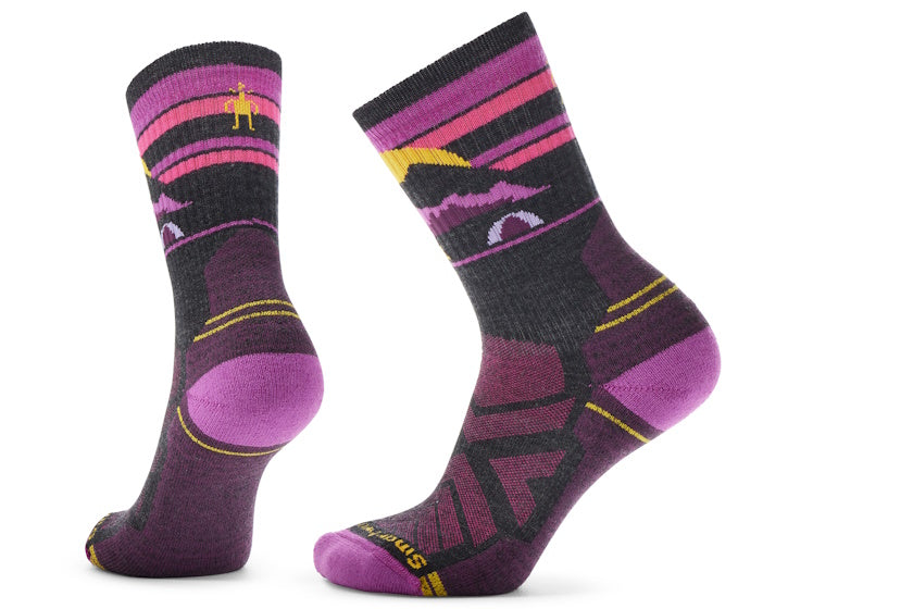 Smartwool Women's Hike Light Cushion Mountain Moon Crew Socks | Moonbeam