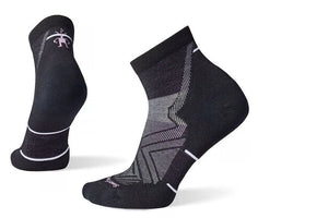 Smartwool Women's Run Targeted Cushion Ankle Socks | Black