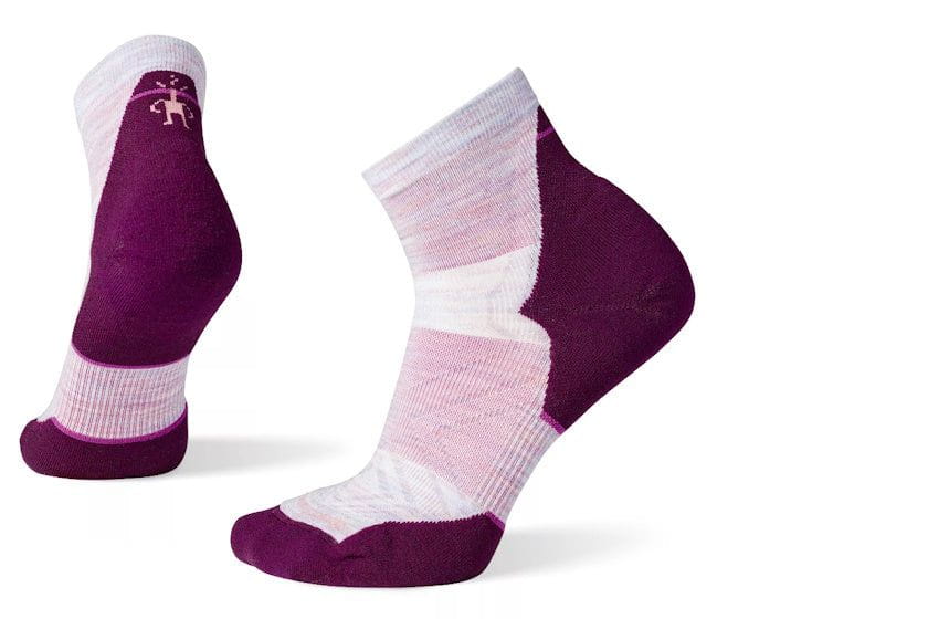 Smartwool Women&#39;s Run Targeted Cushion Ankle Socks | Purple Eclipse