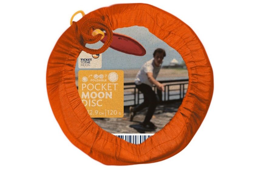 Ticket to the Moon Pocket Frisbee Packed | Orange