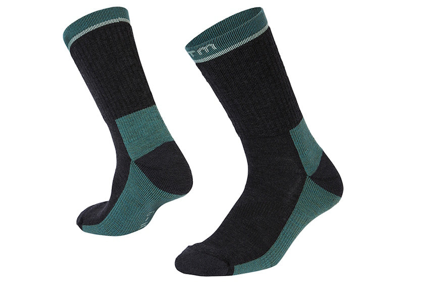 XTM Overland Mid-weight Merino Wool-Blend Hiking Sock | Spruce Green