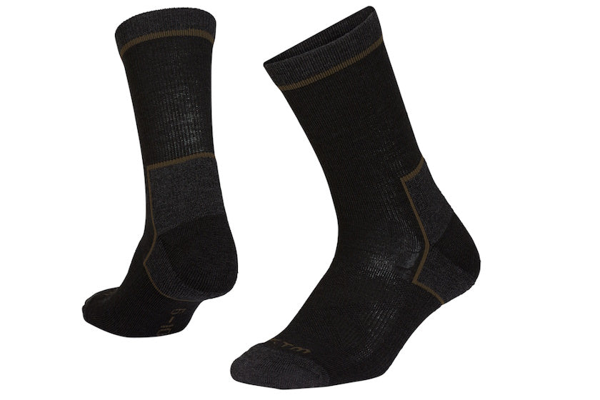XTM Venture Lightweight Merino Wool-Blend Hiking Sock | Black