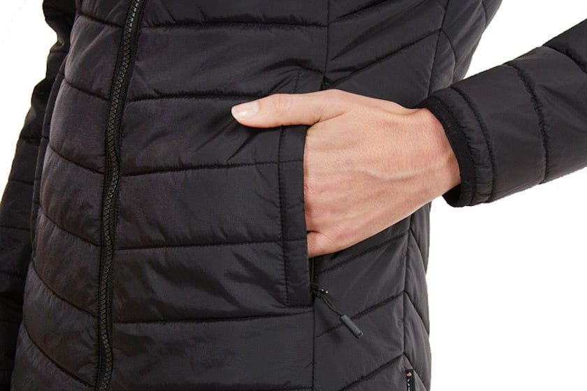 XTM Women's Highlander Longline Insulated Puffer Jacket | Black