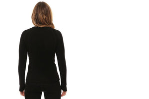 XTM Women's Merino 230 Wool Thermal Long Sleeve Top | Black