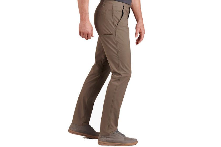 KÜHL Men's Resistor Chino Travel Pant Stone Brown Side View