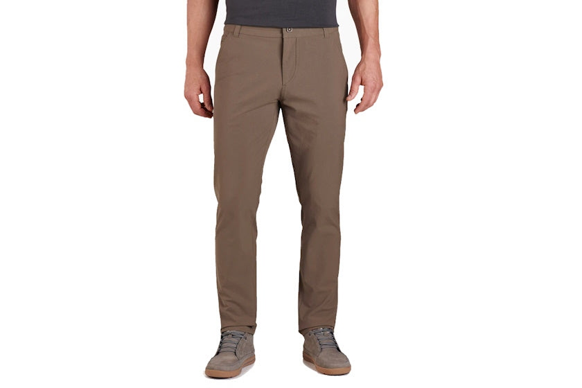 KÜHL Men's Resistor Chino Travel Pant Stone Brown Front View