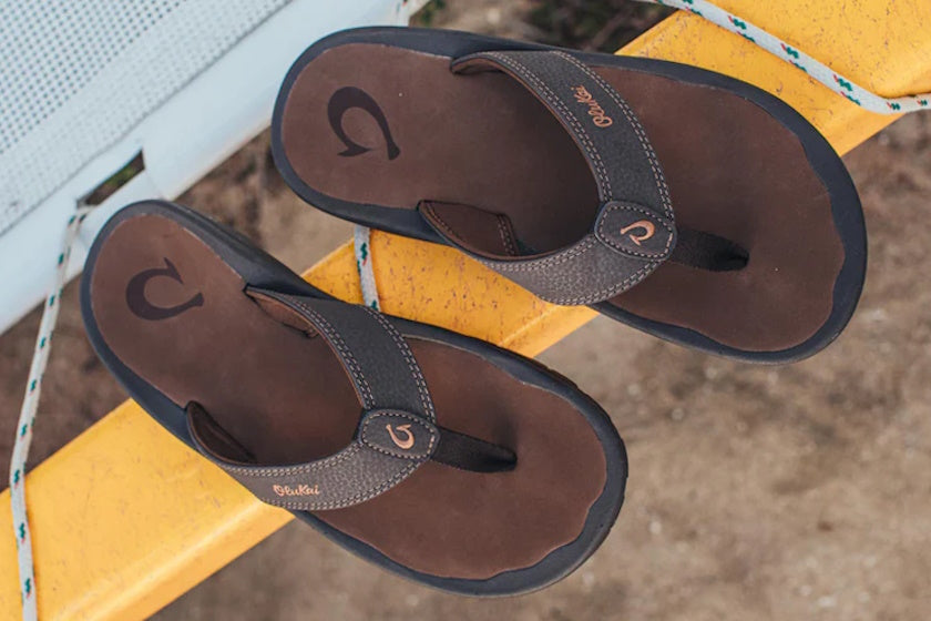 OluKai Men's Ohana Flip Flop Sandal | Dark Java Dark Java