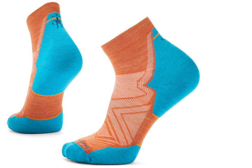 Smartwool Run Targeted Cushion Ankle Socks Socks | Orange Rust