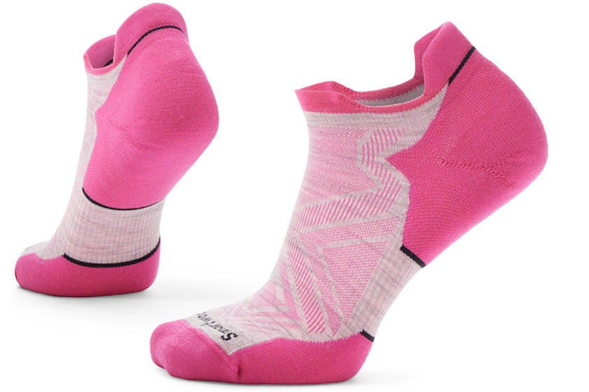 Smartwool Women's Run Targeted Cushion Low Ankle Socks | Ash Power Pink