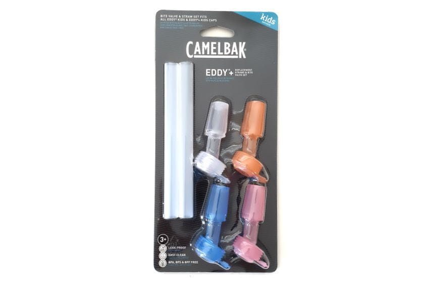 CamelBak eddy+ Kids Bottle Replacement Bite Valves and Straws Accessory,  Clear