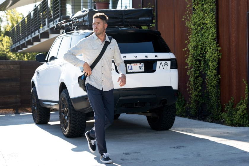 KÜHL Men's Resistor Lite Chino Pants Pirate Blue Lifestyle