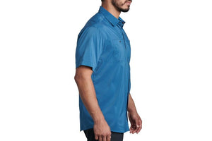 KÜHL Men's Stretch Stealth Short Sleeve Shirt Neptune Blue
