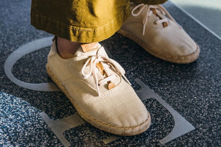 OluKai Women's Kaula Pa‘a Lī Espadrilles Shoes Lace-up Black Black 