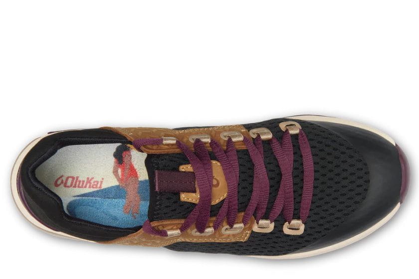 Women's OluKai Wailuku Sneaker Black