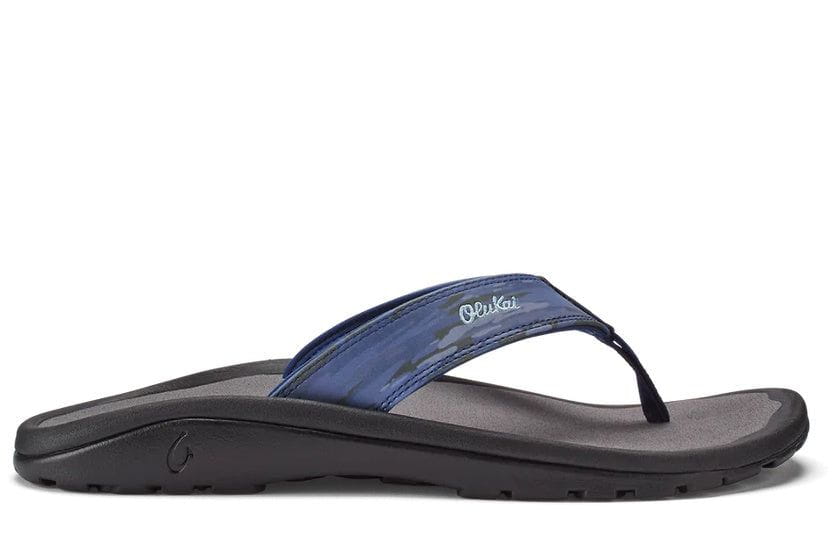 OluKai Men's ‘Ohana Pa‘i Sandal | Trench Blue wai camo