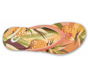 Olukai Women's HoÓpio Hau Sandals | Shell Coral Pineapple